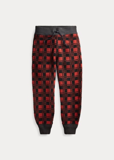 Sweatpants Ralph Lauren Plaid Fleece Homem 05941-QPXG